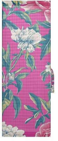 Dekorative Vorhänge für Glasschiebetüren im japanischen Stil, Pfirsichblumen, für Front/Schiebetür/Schrank/Terrasse, faltbare Verdunkelungsvorhänge für Wohnzimmer, Cortina para sala1, 63,5 x 182,9 cm