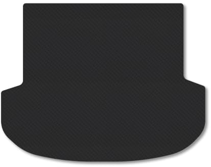 Fits Hyundai Santa Fe (2018-2024) 5mm Rubber Boot Mat | Heavy Duty Rubber Tailored Fit Boot Liner Full Coverage Durable Waterproof Accessories Easy Clean Anti Slip Made in the UK