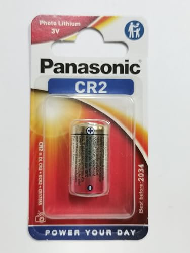 Panasonic CR2, CR2EP Lot de 10 Piles au Lithium 850 mAh