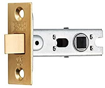 Carlisle Brass BTL3/BP 76MM CE B/T Tubular MORTICE Latch SQ & RAD EB, 3 inch