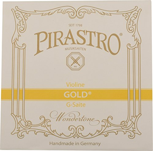 Pirastro Gold Saitensatz 4/4 Geige/Violine Darm E-Saite Stahl mittel