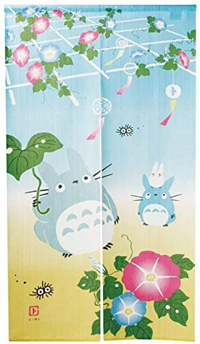 Studio Ghibli Totoro Noren, japanischer Vorhang, Sommer, Farben des Sommers, aus Narumikk Japan 10317
