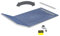 VBChome Duschelement 130+50x80x5/10,5cm Duschboard Extra Flach Beflisbar Duschrinne 8cm Abdeckung PLATE Ablauf BASE S1