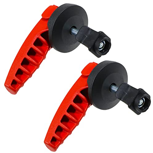 Spares2go Quick Release Handle Clamping Lever for Bosch Rotak 32 34 37 40 43 Lawnmower (Pack of 2)