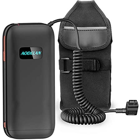 AODELAN External Flash Battery Pack Speedlite Battery Power Bank for Canon 600EX, 600EX II-RT, 600EX-RT, 580EXII, 580EX, 550EX,MR-14EX,MR -24EX. Replaces Canon CP-E4, CP-E4N