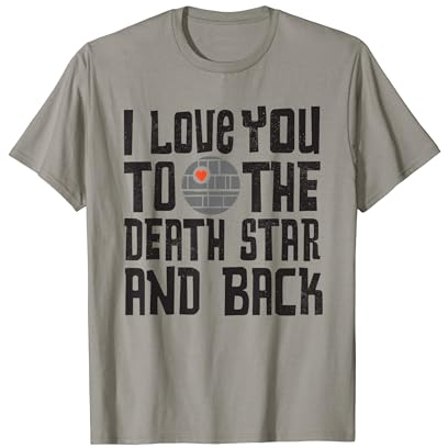 Star Wars Valentine's Day I Love You to the Death Star T-Shirt
