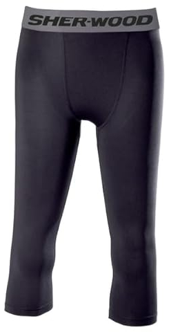 Sherwood SHER-Wood Clima Plus 3/4 Compression Hose Junior, Größe:XS, Farben:Schwarz