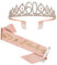 SZHUIHER 60. Geburtstagsschärpe und Tiara, Rose Gold Geburtstagsschärpe Krone 60 & Fabulous Schärpe und Tiara für Frauen, 60. Geburtstagsgeschenke für Alles Gute zum 60. Geburtstagsgeschenk
