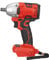 BouBou 2 en 1 520 N.M. Li-Ion Brushless Clé électrique sans fil 1/2 Tournevis perceuse pour batterie Makita 18 V - Rouge