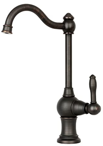 Rubinetto per depuratore d'acqua potabile con una maniglia (bronzo lucidato a olio)