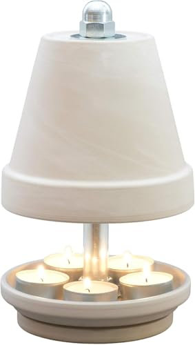 HP TLL Serie NTS · Größe und Farbe wählbar Teelichtlampe Teelichtofen (M, Granit/Weiss/White)