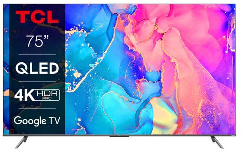 TCL TV QLED 75 75C631 Smart TV 4K UHD