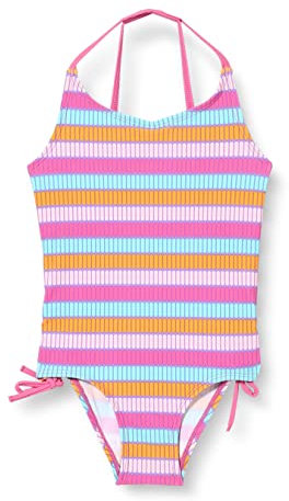 Playshoes UV-Schutz Badeanzug Mädchen Schwimmanzug Badebekleidung, pink, 122/128