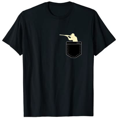 Chasse homme poche humour idée cadeau chasseur personnalisé T-Shirt
