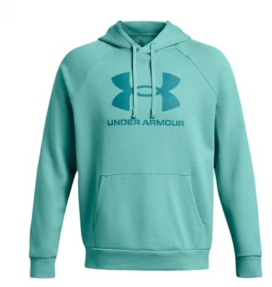 Under Armour UA Rival Fleece Logo HD RADIAL Turquoise - XXL