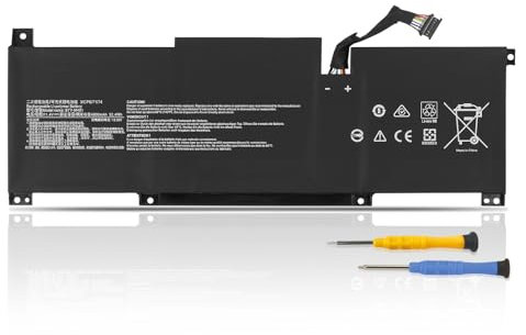 BTY-M491 Batteria per MSI Modern 15 A10RAS A10RB A10RBS A10RD A11M A11ML A11S A11SB A11SBU A11SBL A4M A5M A10M-088XES A10M-001XFR 275IT 463FR A11MU-1031NL 1005FR 1011IT 1012IT 1013IT(Black Connector)