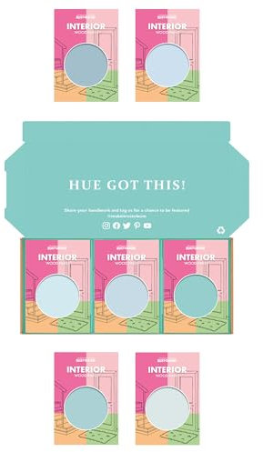 Rust-Oleum Interior Wood Paint in Satin finish - Soft Blue Tester Box