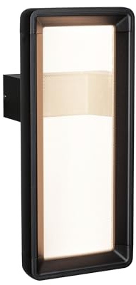 Paulmann 93109 LED Außenwandleuchte Reana Bewegungsmelder mit Hochfrequenz-Sensor IP44 176x107mm 3000K 3W 130lm 230V Anthrazit Metall
