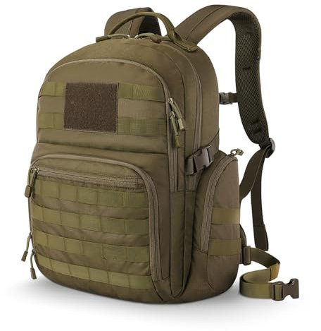 HALOVIE Taktischer Rucksack 25L Wanderrucksack Herren leicht Militär Trekkingrucksack für Camping Outdoor Wandern