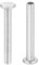 QUARKZMAN 200 Stück Halbhohlnieten, 2mm x 14mm Aluminium Flachkopf Halbhohle Nieten für Industrie Haushaltsreparatur Befestigung, Silber