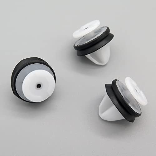 VVO Fasteners- White Plastic Rear Door Moulding Trim Clips for Vauxhall Vivaro, (Pack of 10)