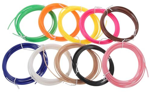 BELLIFFY 10St 1,75 Filament Materialien für den 3D-Druck von Filamenten 3D-Druckerr PETG-Filament 1,75 3D-Filament 1,75 3d drucker filament Kunststofffilament 1,75 mm 3D-Stiftfilament Abs