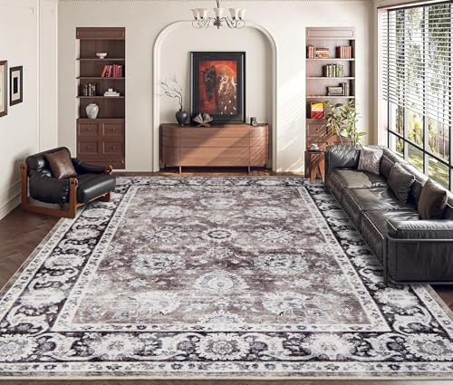Aspire Homeware Rugs for Bedroom Living Room Extra Large 240x320 cm - Traditional Area Rugs Cashmere Style Soft Short Pile Vintage Rug - Carpet for Dining Room Easy To Clean, Harmony