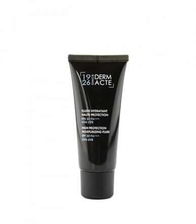 Academie Derm Acte High Protection Moisturizing Fluid 40 ml | SPF 30 Daily Protection Hydrating Formula Lightweight Moisturiser UVA UVB Defence Radiant Skin