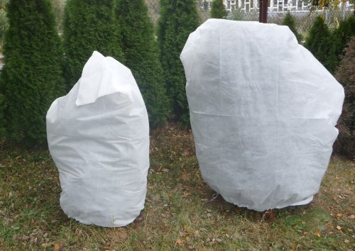 G.F. Wintervlies-Schutzhaube 80 cm x 120 cm aus Vlies mit hoher UV-Stabilisierung für Pflanzen - Stärke 50g/m² - Fünf Größen wählbar