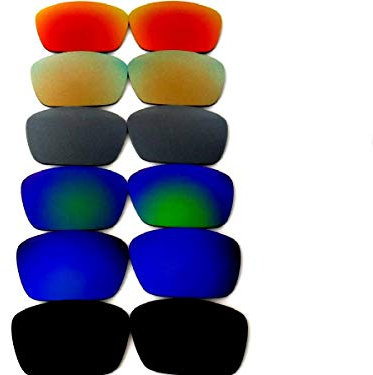 Verres De Rechange Pour Oakley Fuel Cell Noir/Bleu/Vert/Gris/Or/Rouge 6 PS - Transparent, regular