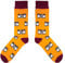 CUP OF SOX - Foto/Kamera/Hipster - Socken in der Tasse - Herren und Damen Geschenksocken Freizeit Socken, Orange, 41-44