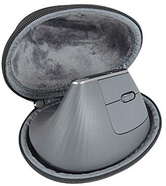 Hard Eva Travel Case for Logitech MX Vertical Wire and Wireless Advanced Ergonomic Mouse by Hermitshell