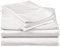 600 Fadenzahl, 100 % langstapelig, weiche Baumwolle, Camper-Bettwäsche, 4-teiliges Bettlaken-Set, RV, kurz, Queen-Size-Größe, glattes und weiches Satin-Gewebe, Camper-Dekor, Weiß, einfarbig