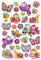 Ideen mit Herz Sticker | Aufkleber | Abziehbilder | Stickerbögen mit diversen Motiven, Bogengröße 14 x 21 cm (Vögel & Freunde)