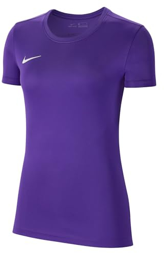 NIKE W Nk Dry Park VII JSY SS Short Sleeve Top Donna, Donna, BV6728, Viola/Bianco (Court Purple/White), M