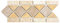 Naturstein Mosaik Bordüre Travertin beige gelb walnuss für WAND BAD WC KÜCHE VERBLENDER | 10 Stück
