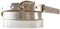 fashionchimp Basic Damengürtel aus 100% echtem Leder, schmaler Gürtel, Breite ca. 1,5cm, Made In Germany (Silber-Metallic, 95/BW80)