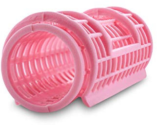 Ponik's Kunststoff Lockenwickler, Haar-Roller-Set, selbstgreifend, 28 mm, 6 Stk, Rosa