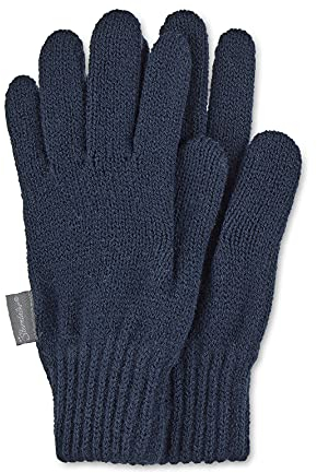 Sterntaler Unisex Baby Gebreide vingerhandschoen ringel Winter Handschuhe, Marine, Einheitsgröße EU