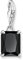 Thomas Sabo Damen Charm-Anhänger großer Stein schwarz Charm Club 925 Sterlingsilber 1870-024-11