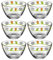 Leonardo Bambini 017887 Lot de 6 bols en verre, pour enfant, avec motifs d’animaux, passent au lave-vaisselle, multicolore, 400 ml