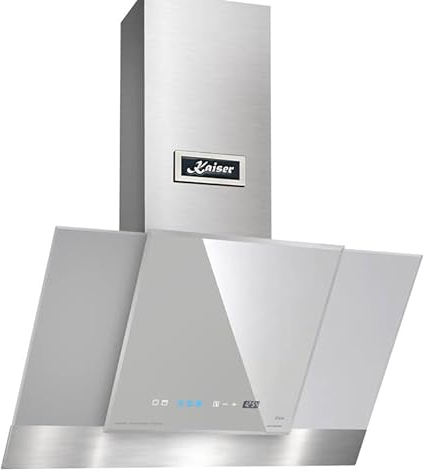 Kaiser AT 6438 | Grand Chef 60cm Chimney Cooker Hood | Wall Mounted Kitchen Extractor Fan (White)