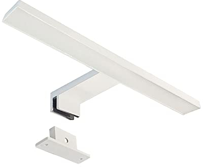 max K O M F O R T LED Spiegelleuchte Bad 30cm IP44 – Stilvolle Aufbauleuchte für Badezimmerspiegel – 400lm, 4000K Neutralweiß, 5W – Modern & wartungsfrei