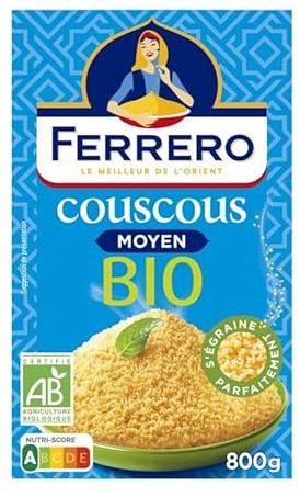 FERRERO - COUSCOUS BIO 800G - LOT DE 3