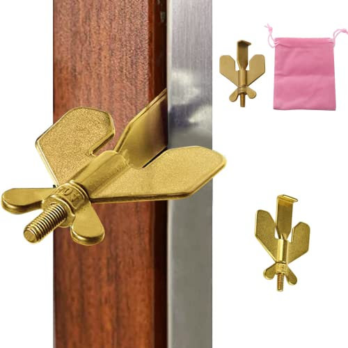 Vokowin Portable Door Lock Travel Lock, Home Security Door Locker Travel Lockdown, Privacy Lock, Anti-Theft, Prevent Unauthorized Entry Traveling Apartment Hotel Motel, Schools, Dormitories (K128-1)