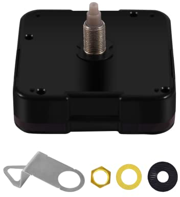 WinTaim Super Lautlos Uhrwerk für Wanduhr, 12888 Quarzuhrwerk 8/12.4/14.5/17/20/23.5 mm Schaftlänge Selbsteinbau DIY Batteriebetriebener Uhrwerke Reparatur (ohne Uhrzeiger, WT-12888 Serie)