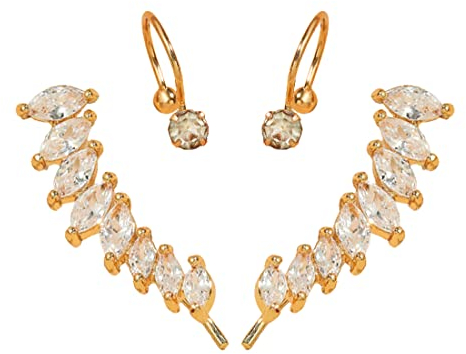 ARHZ 1 Paar ohrringe,schmuck,ohrklemme,Schön und elegant, angenehm zu tragen, für jeden Look geeignet, für die meisten Gelegenheiten geeignet (F)