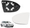 Spiegelglas Heizbar Links Kompatibel mit VW Golf 7 2012-2020 Spiegelglas Außenspiegel Glas