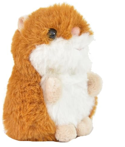 Kögler Flauschige Hamster Plüschtier Stofftier Schmusetier Kuscheltier 10 cm Braun