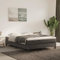 prissent Boxspringbett 140x200 cm Samt Bettrahmen Bett Boxspring Mit Lattenrost Betten Bettgestell Bed Frames Betten Boxspring Hohes Bett GäStebett Vintage Bett Dunkelgrau